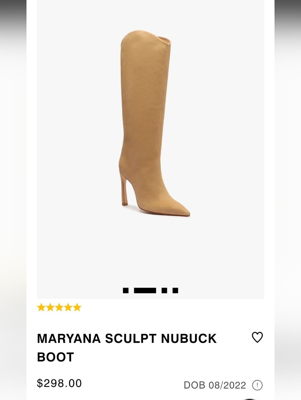 SCHUTZ Maryana Sculpt Nubuck Over-the-Knee Boot — Nude Tan-Cream